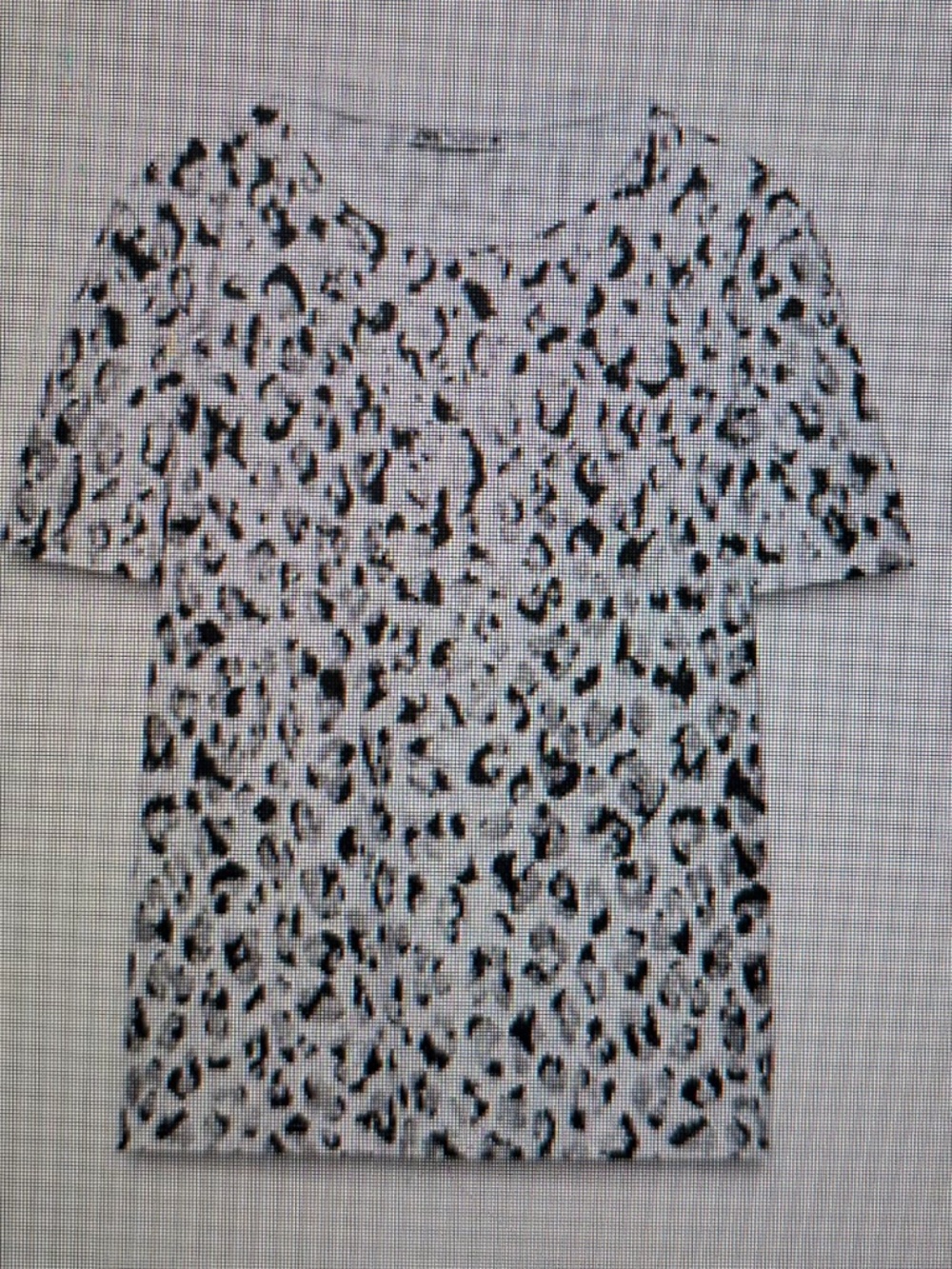 Zara leopard print t-shirt